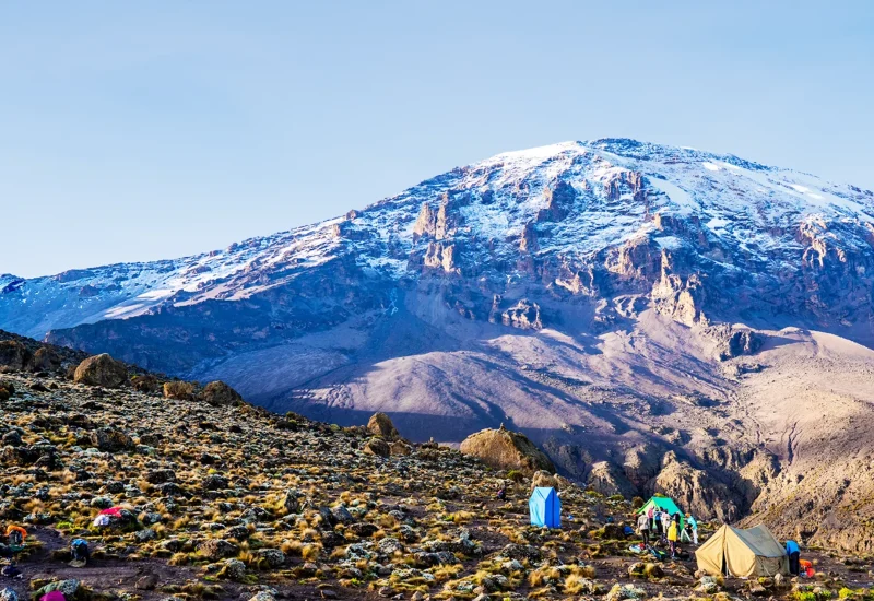 climbing Kilimanjaro